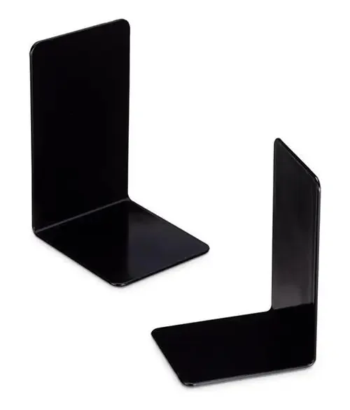 Aparador De Livros, Bibliocanto, 1 Par, Preto, Poliestireno