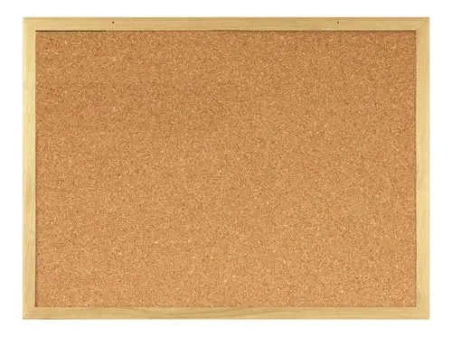 Quadro Cortiça Moldura Madeira 60x45 Cm Gv Office