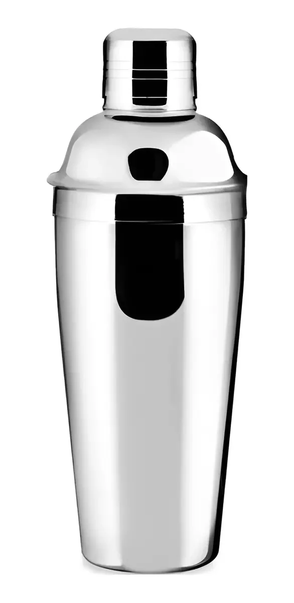 Coqueteleira Tradicional 3 Estágios 25oz / 750ml Cor Prata