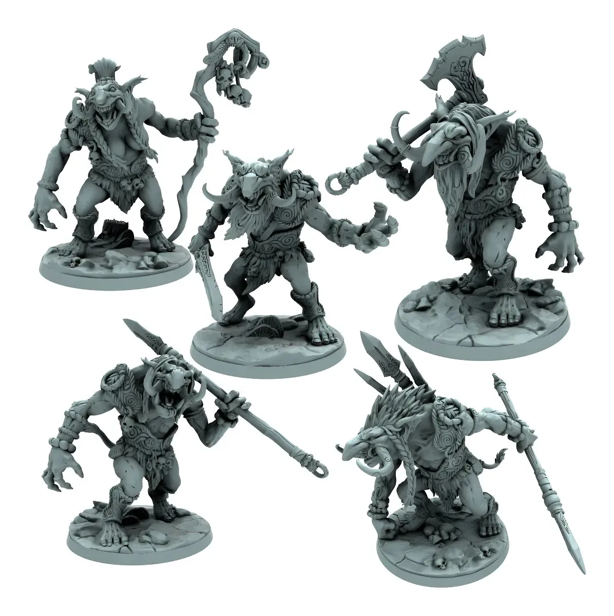 Miniaturas Trolls Rpg Compatível D&d Dungeon & Dragons Dnd