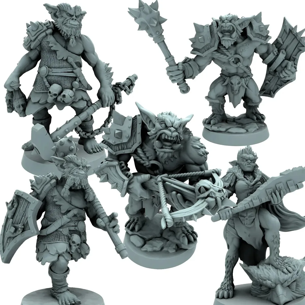 Miniaturas Bugbear Rpg Compatível D&d Dnd Dungeon & Dragons