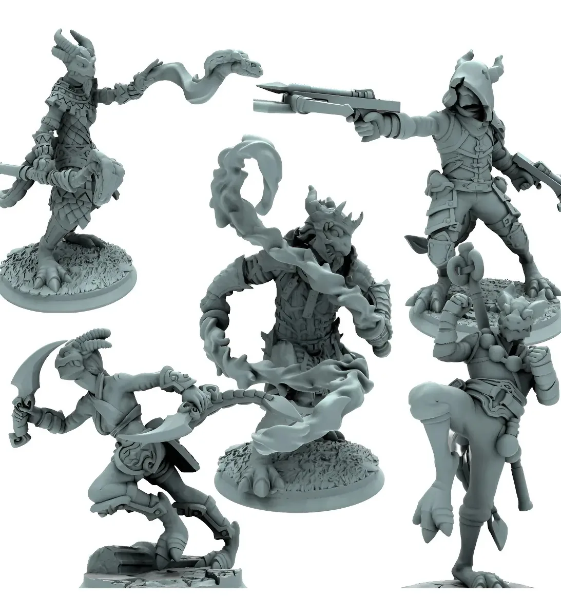 Miniaturas Dragoborne Rpg Compatível D&d Dungeon & Dragons