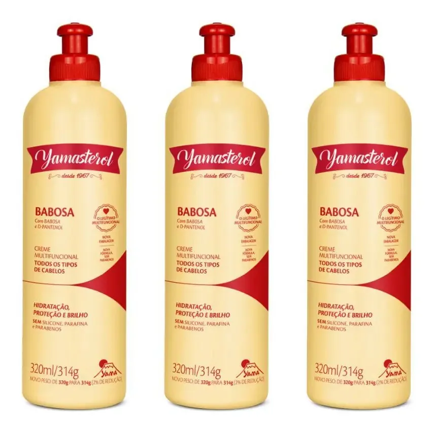 Kit 03 Cremes Yamasterol Barbosa E D-pantenol 320ml - Multi