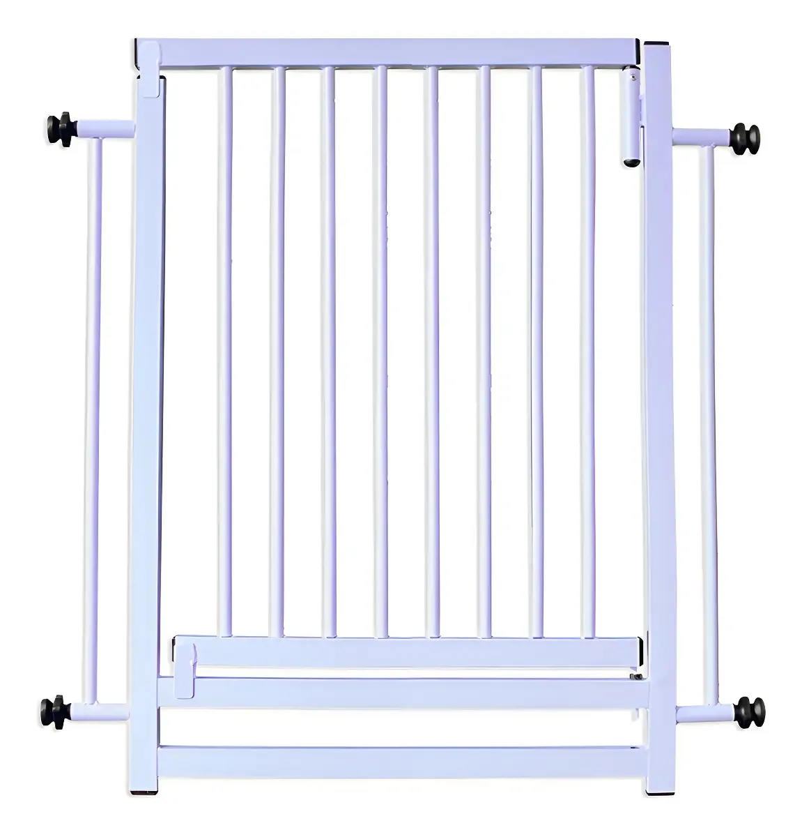 Portão Grade E-fcs Branco Segurança Criança Pet 80cm Ajustável
