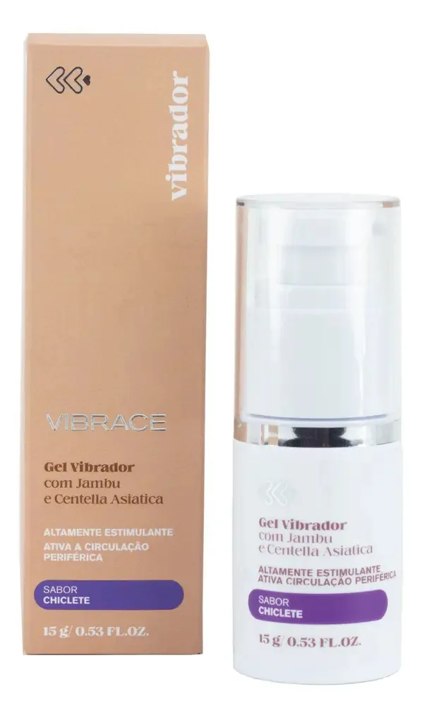 Gel Beijável Centella Asiática E Jambu - Chiclete | Vibrace