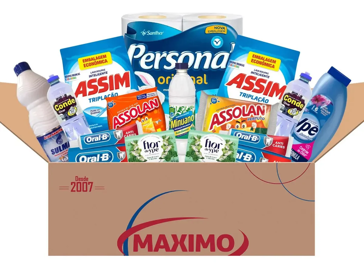 Cesta Básica Higiene E Limpeza 1 4,7kg