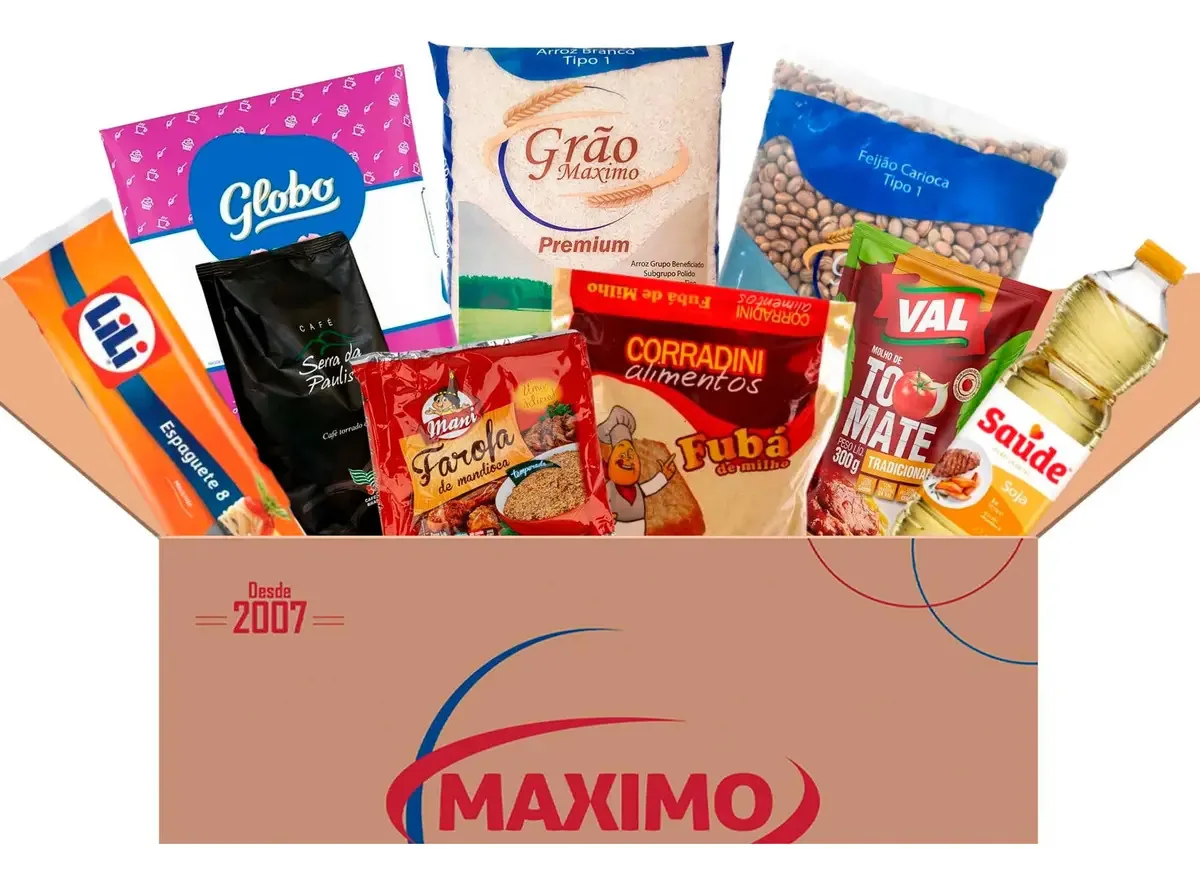 Cesta Básica Doação 9 Itens Essencial 5kg