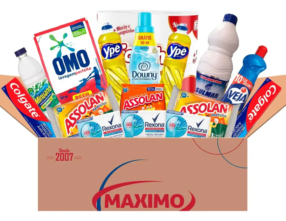 Cesta Básica 16 Itens - Higiene E Limpeza Premium 5kg