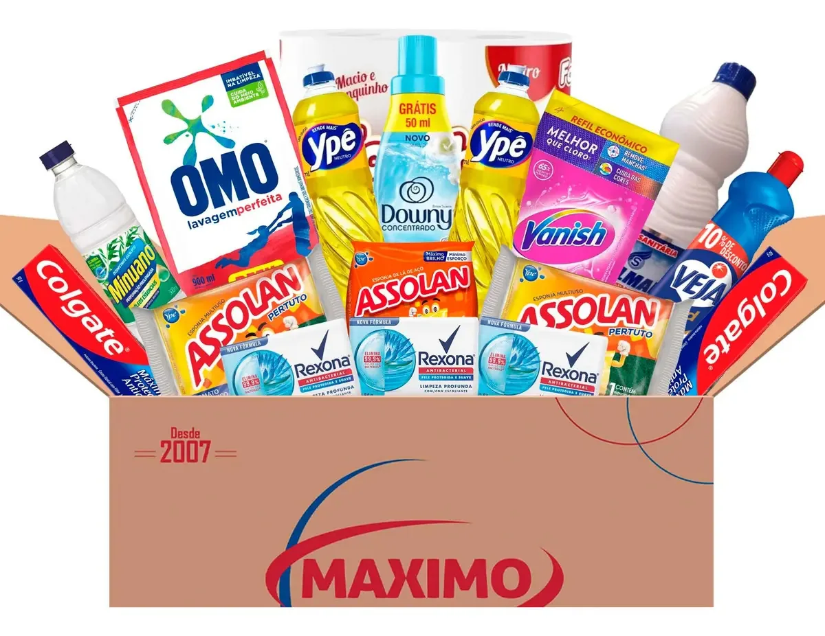 Cesta Higiene Limpeza 17 Itens Max Premium 6kg