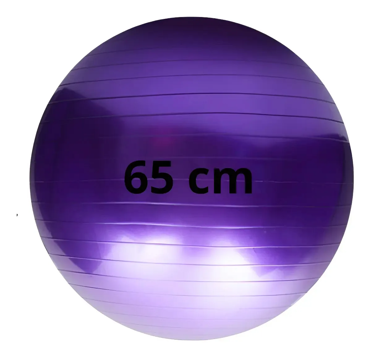 Bola Suiça Pilates Fisioterapia 65cm Yoga Gestante Funcional Cor Roxo