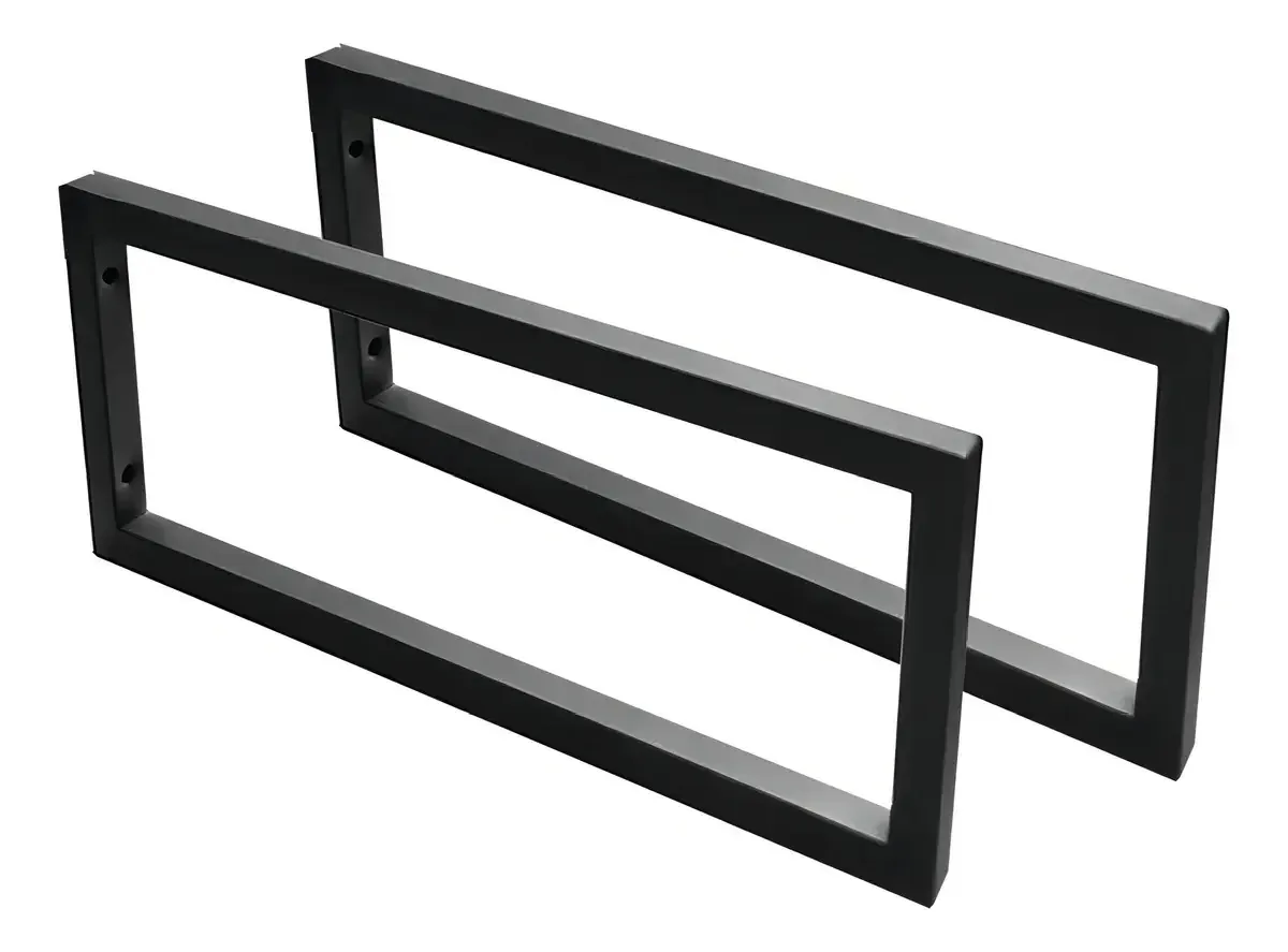 Par De Suportes Estilo Industrial Simples Parede Prat. 30cm