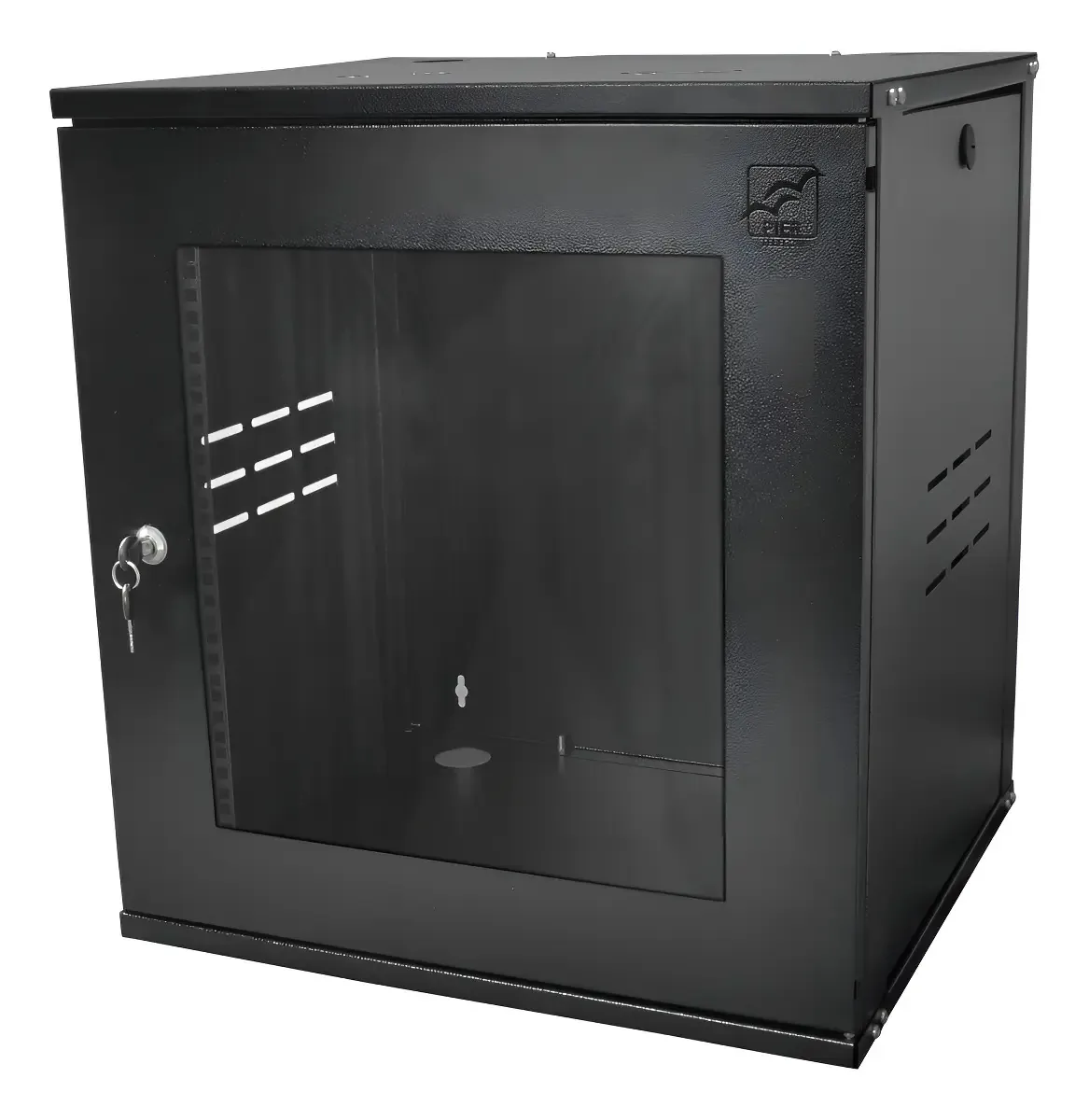 Mini Rack 12u 570mm 19pol Organizador Com Fechadura E Chaves