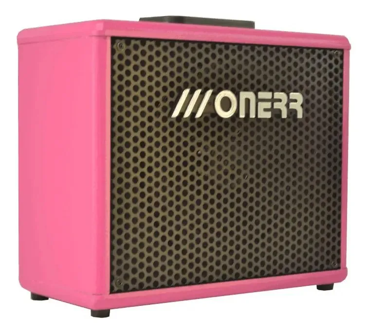 Caixa Amplificada Onerr Bruck30 30W Rosa Para Bateria Eletrônica E Violão