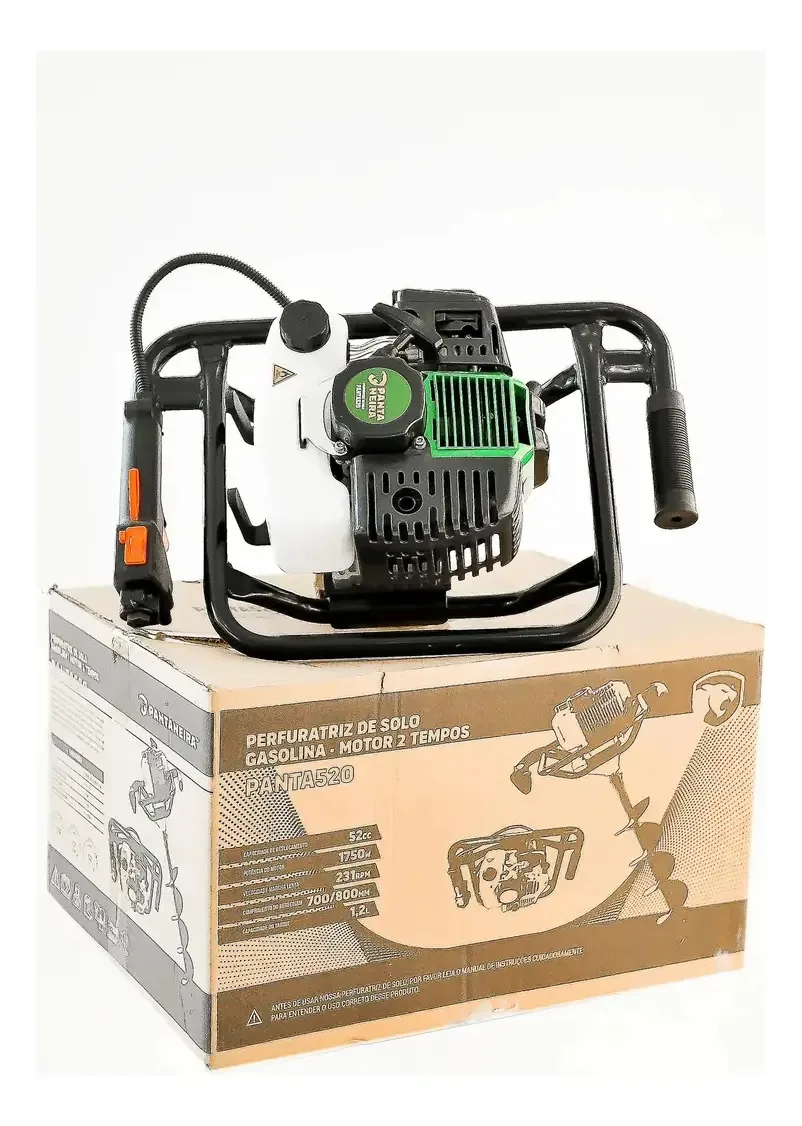 Perfurador Solo A Gasolina 52cc Pantaneira S/ Broca Panta520