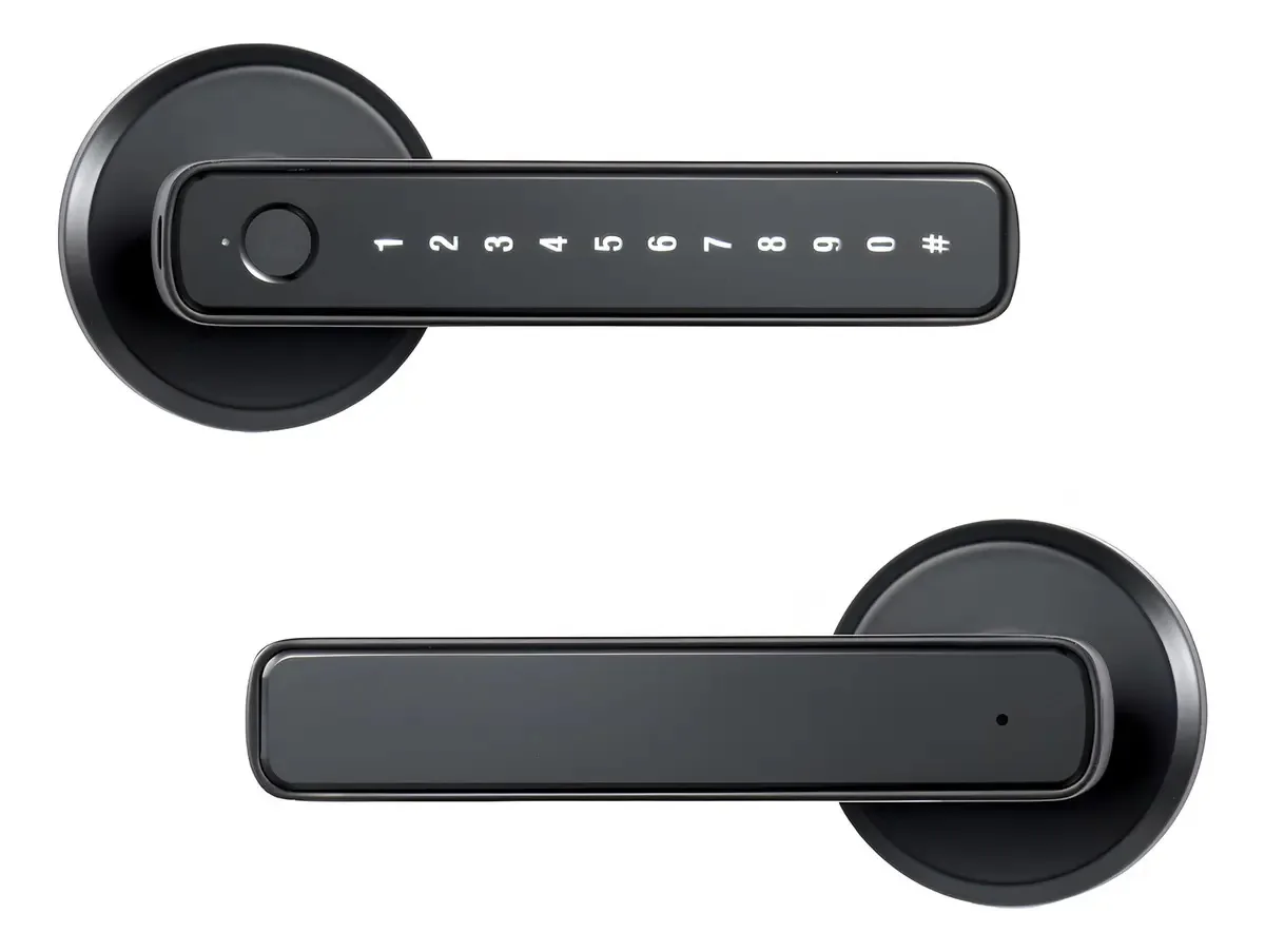 Fechadura Digital Brav Com Senha Digital E Chave Cor Preto