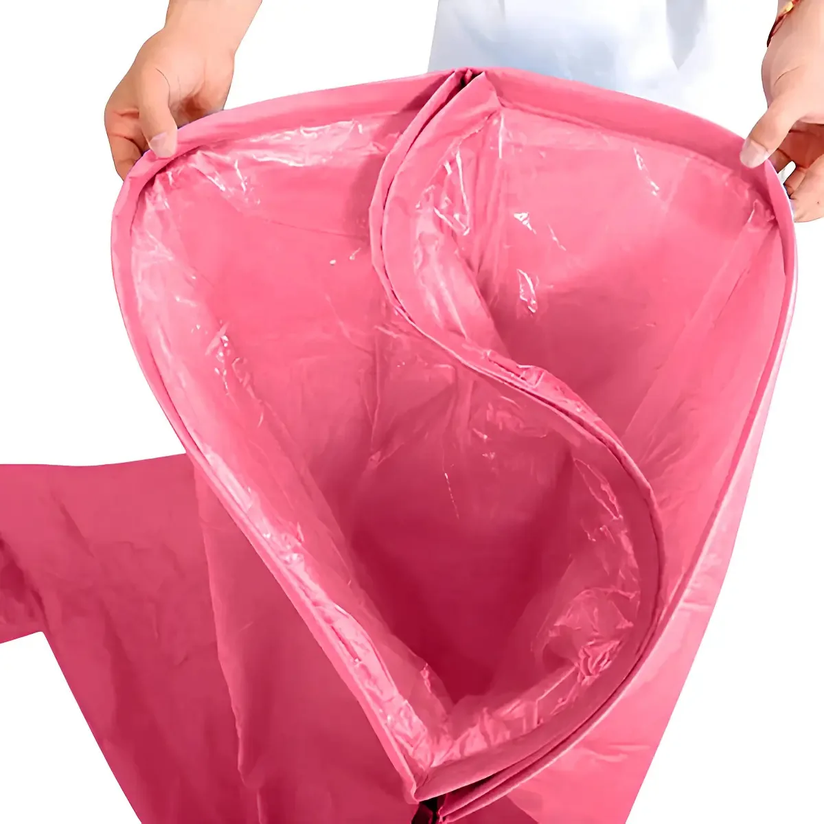 Sofá Inflável BRAV Rosa Portátil para Camping Praia Piscina 150kg