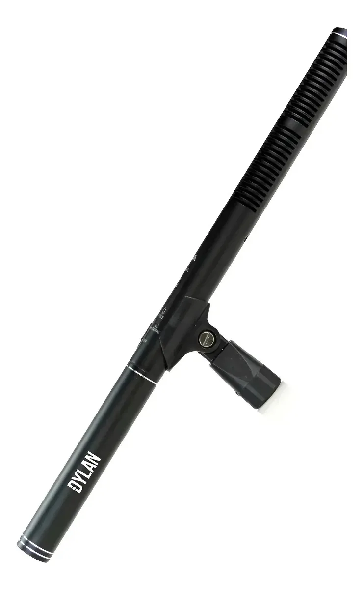 Microfone Shotgun Condensador Dylan DS-81 Ultracardioide para Câmeras, Entrevistas e Produção de Conteúdo