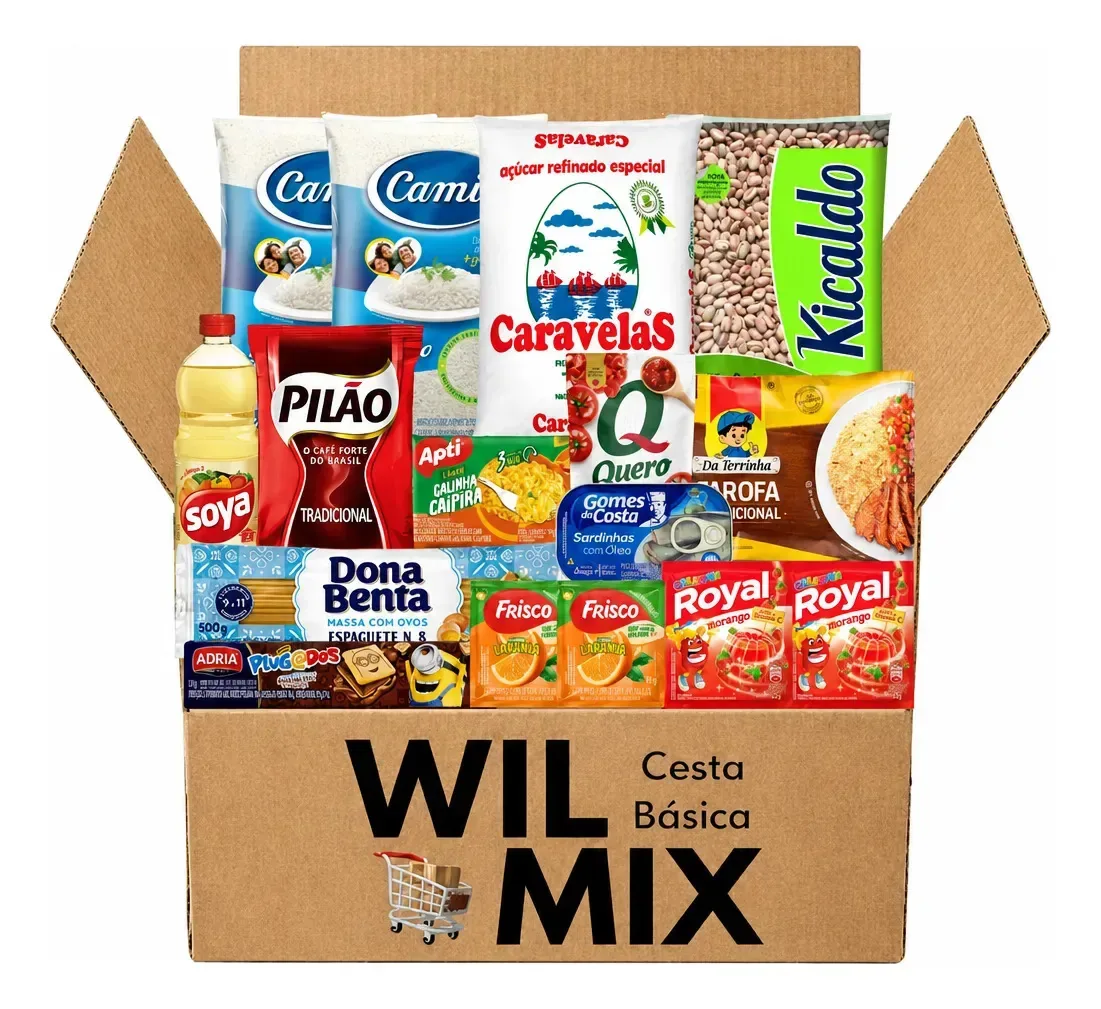 Cesta Básica Alimentar 16 Itens De Qualidade Doação Social