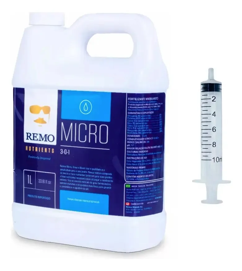 Fertilizante Remo Micro 1l - Remo Nutrientes +