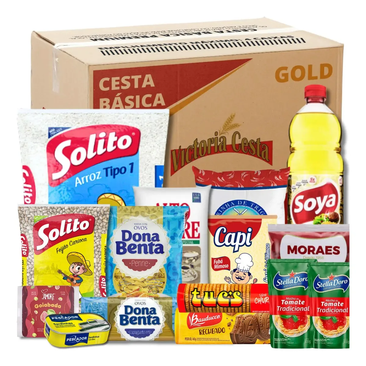 Cesta Básica Victoria Alimentos Compromisso Com A Qualidade