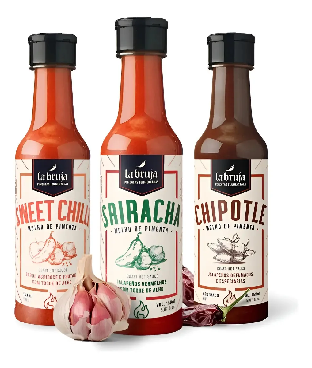 Combo Signature - 3 Molhos De Pimenta Labruja 150ml