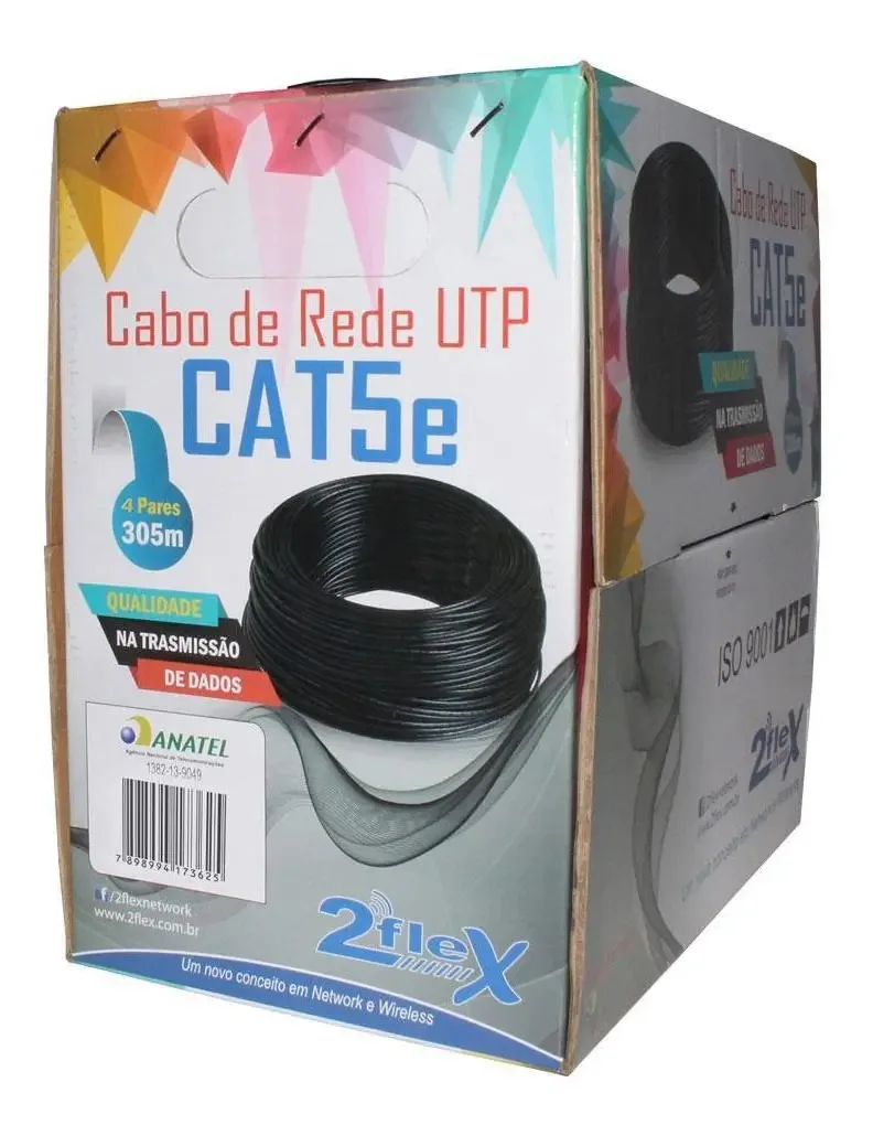 Cabo De Rede Cat5e 4 Pares