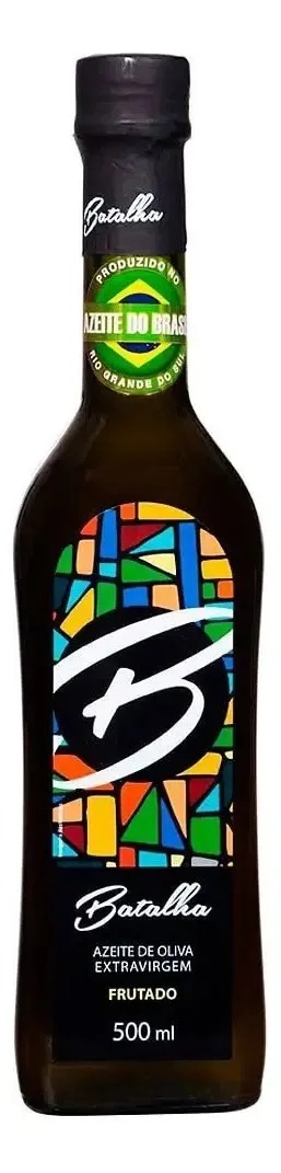 Azeite De Oliva Extra Virgem Brasileiro Frutado Batalha Vidro 500ml