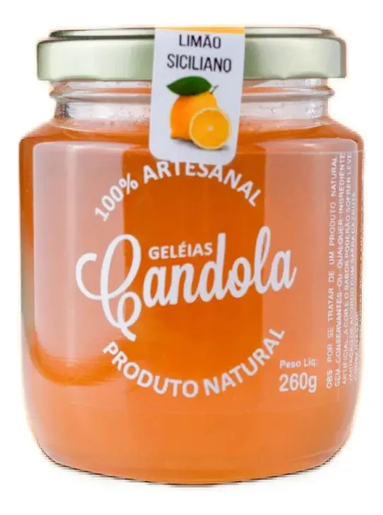 Geleia Candola 260g Limao Siciliano