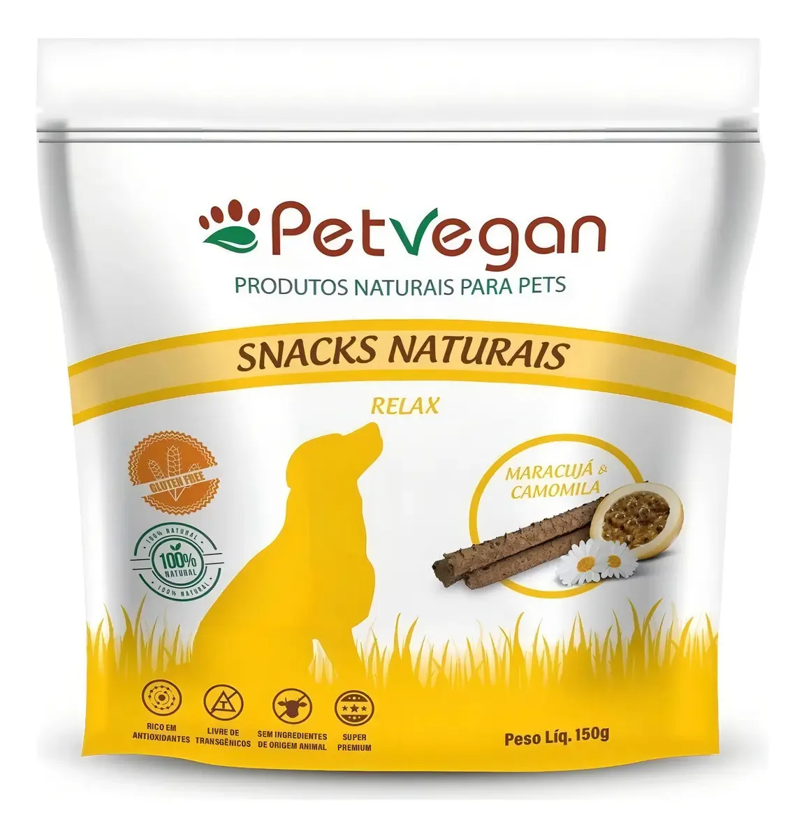 Petvegan 150g Snacks Maracuja E Camomila