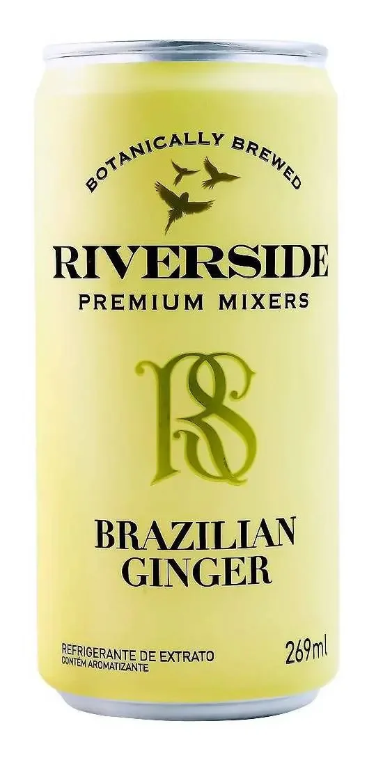 Tonica Riverside Ginger Lata Riverside Sabor 269ml