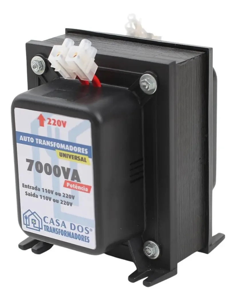 Autotransformador Bivolt 7000VA 110V/220V Casa dos Transformadores