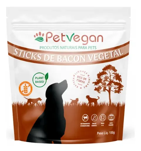 Sticks De Bacon Vegan Petvegan 150g