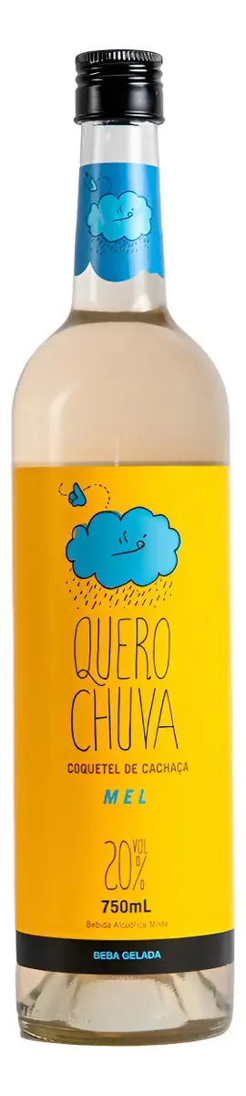 Licor De Mel Quero Chuva Aperitivo De Cachaça 750ml