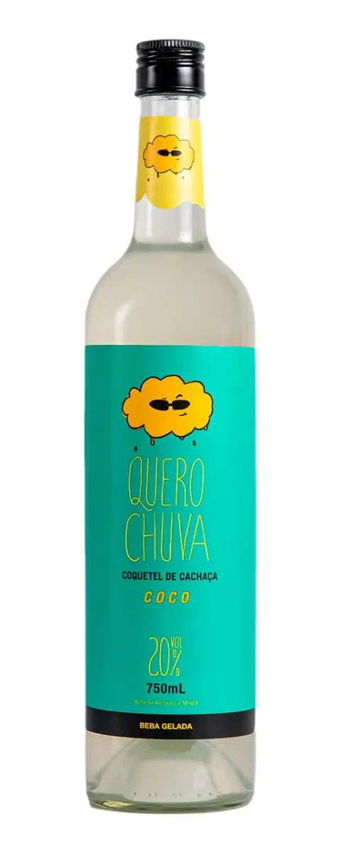 Aperitivo Quero Chuva Sabor Coco 750ml