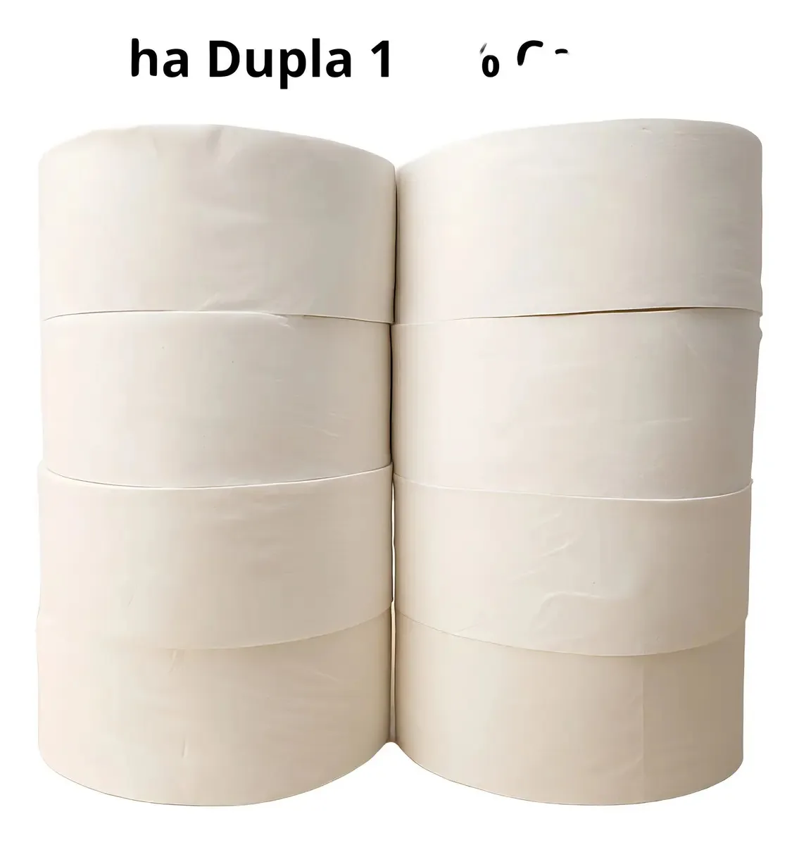 Papel Higiênico Folha Dupla 100% Celulose 200 Metros Branco