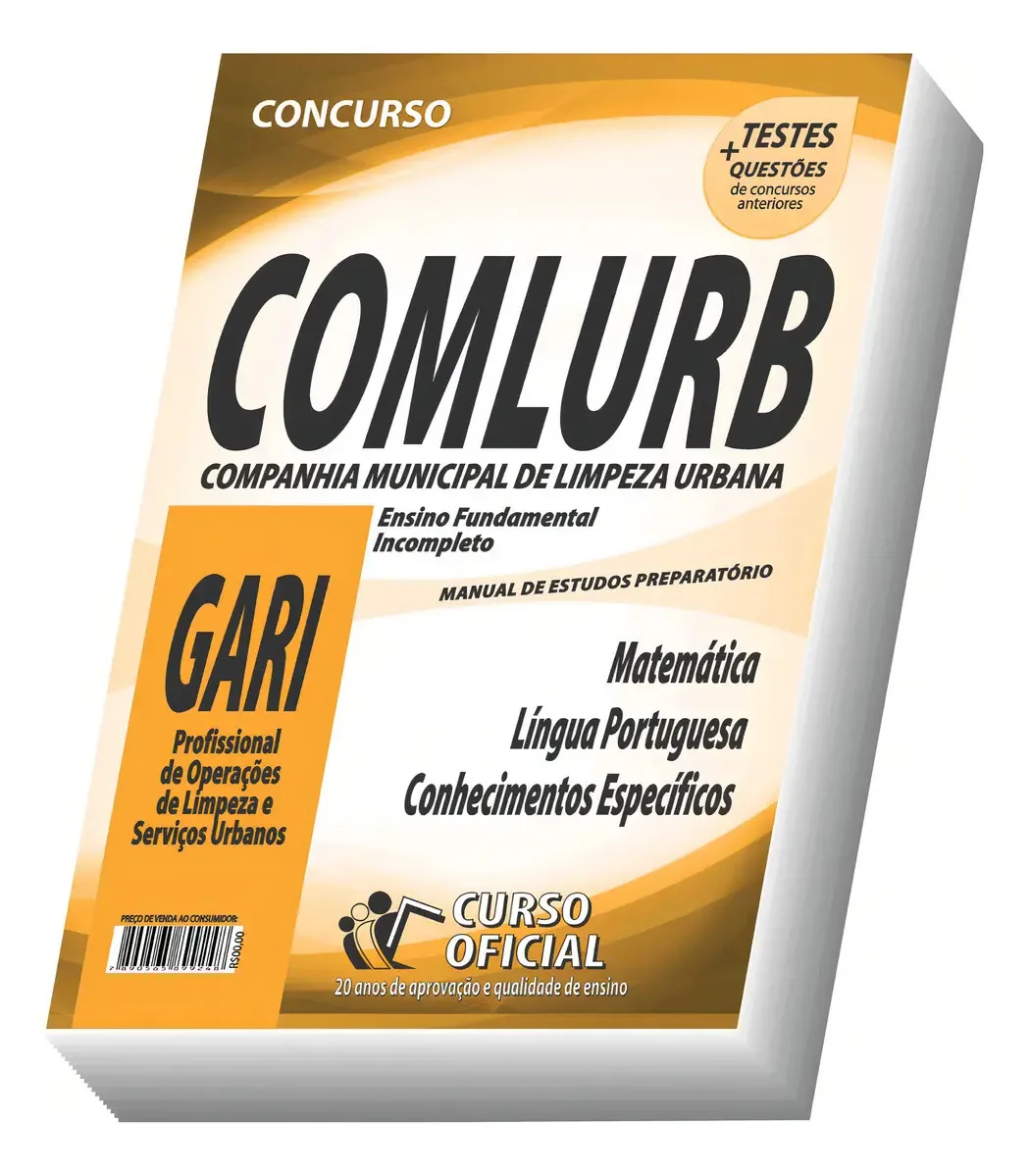 Apostila Comlurb Rj - Gari