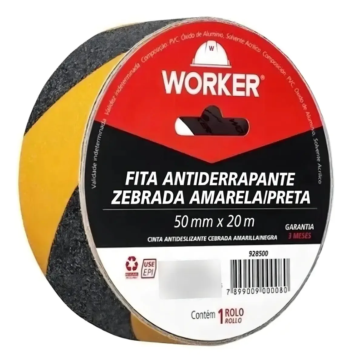 Fita Antiderrapante 50mmx20m Zebrada