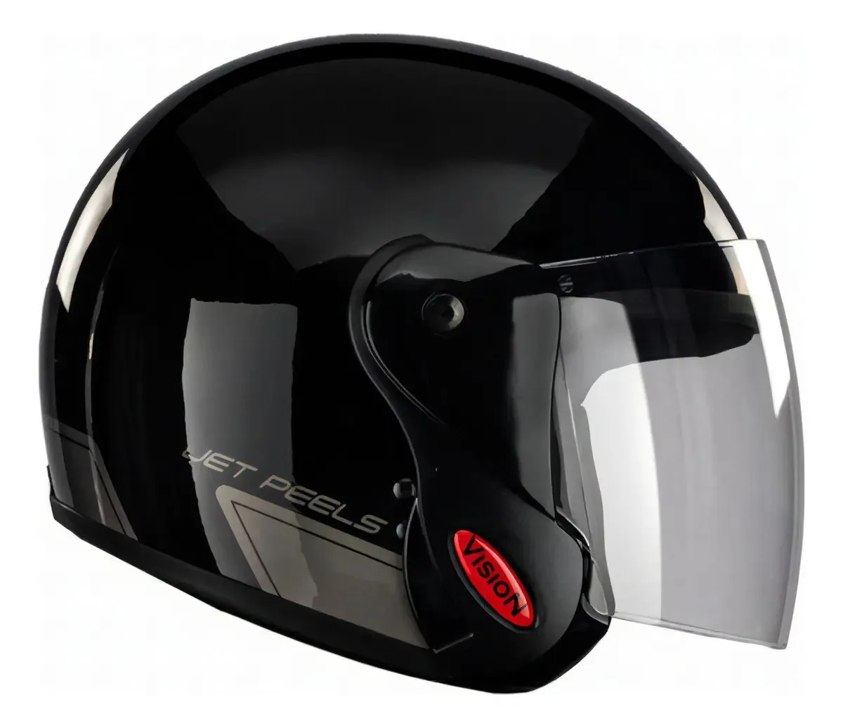Capacete Moto Peels Vision Aberto Cor Preto Tamanho do capacete 60