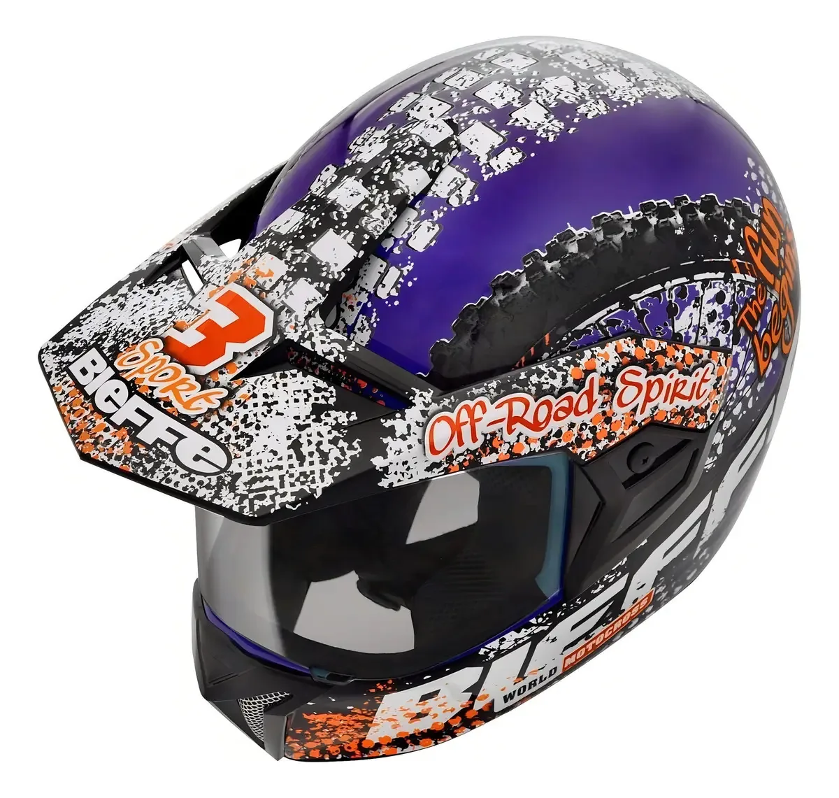 Capacete Original Bieffe 3 Sport Dirt