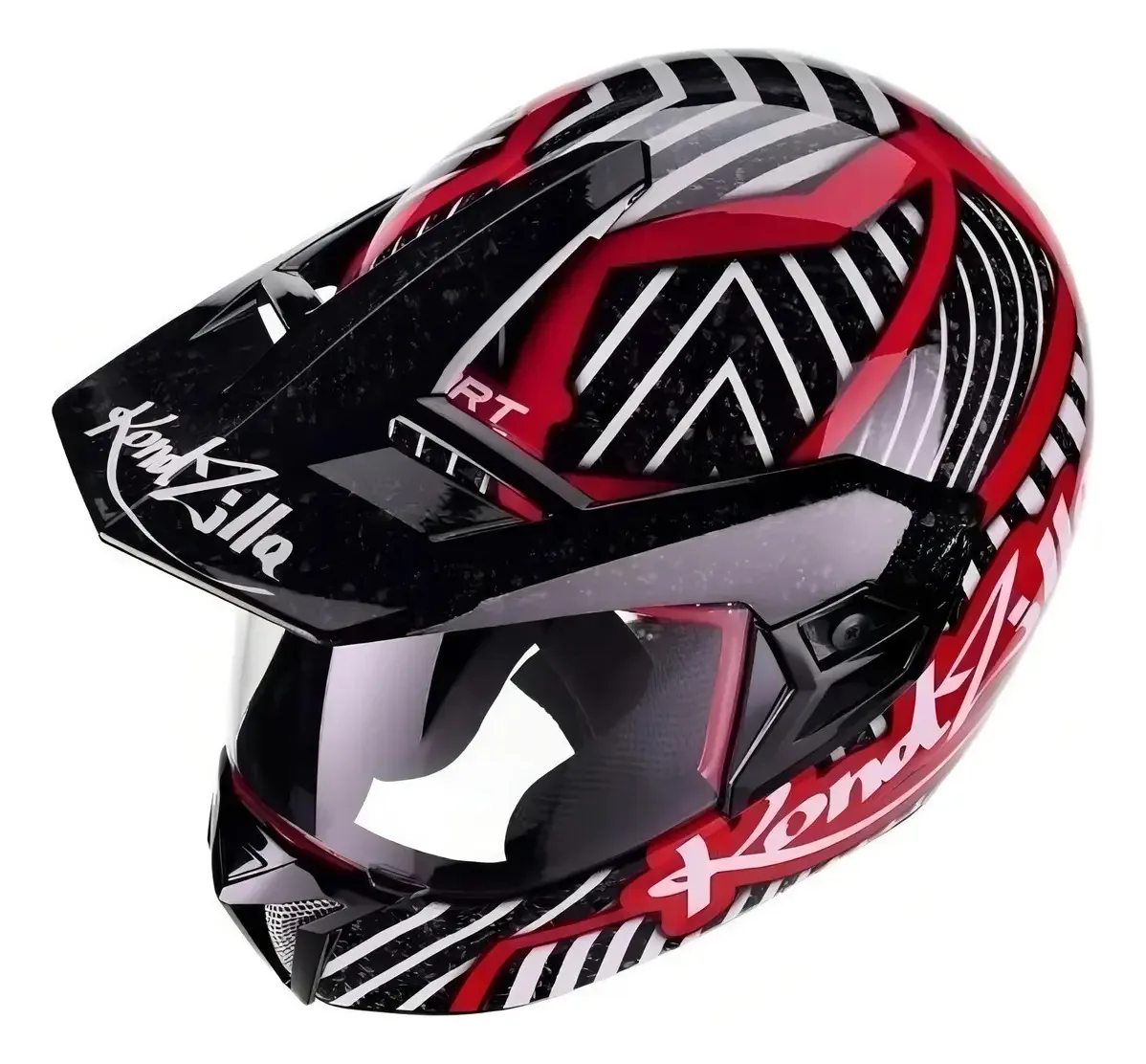 Capacete Bieffe 3 Sport Shapes Kondzilla Vermelho Tamanho do capacete 56