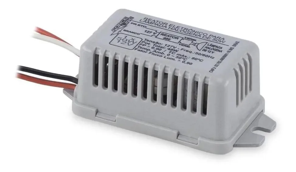 Reator Eletrônico Lâmpadas Dicroica 20/50w Force Line