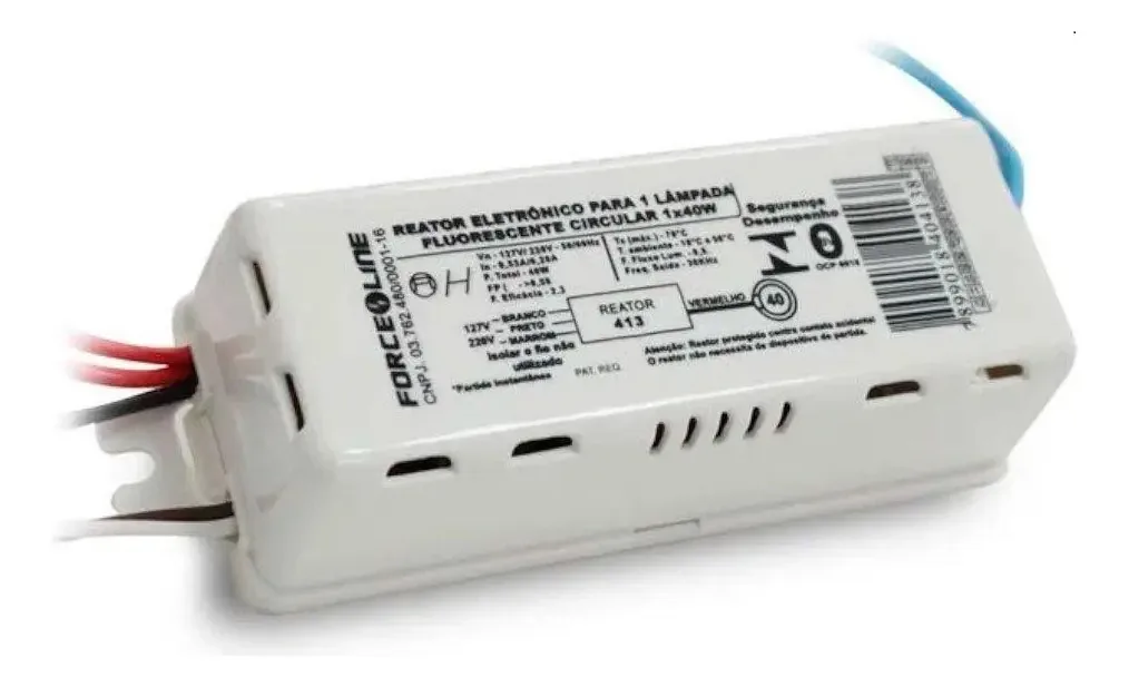 Reator Eletronico 1 Lampada Circular 40w - Force Line