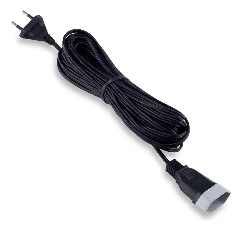 Extensão Elétrica Preto Forceline 10m 10A 1 Tomada USB