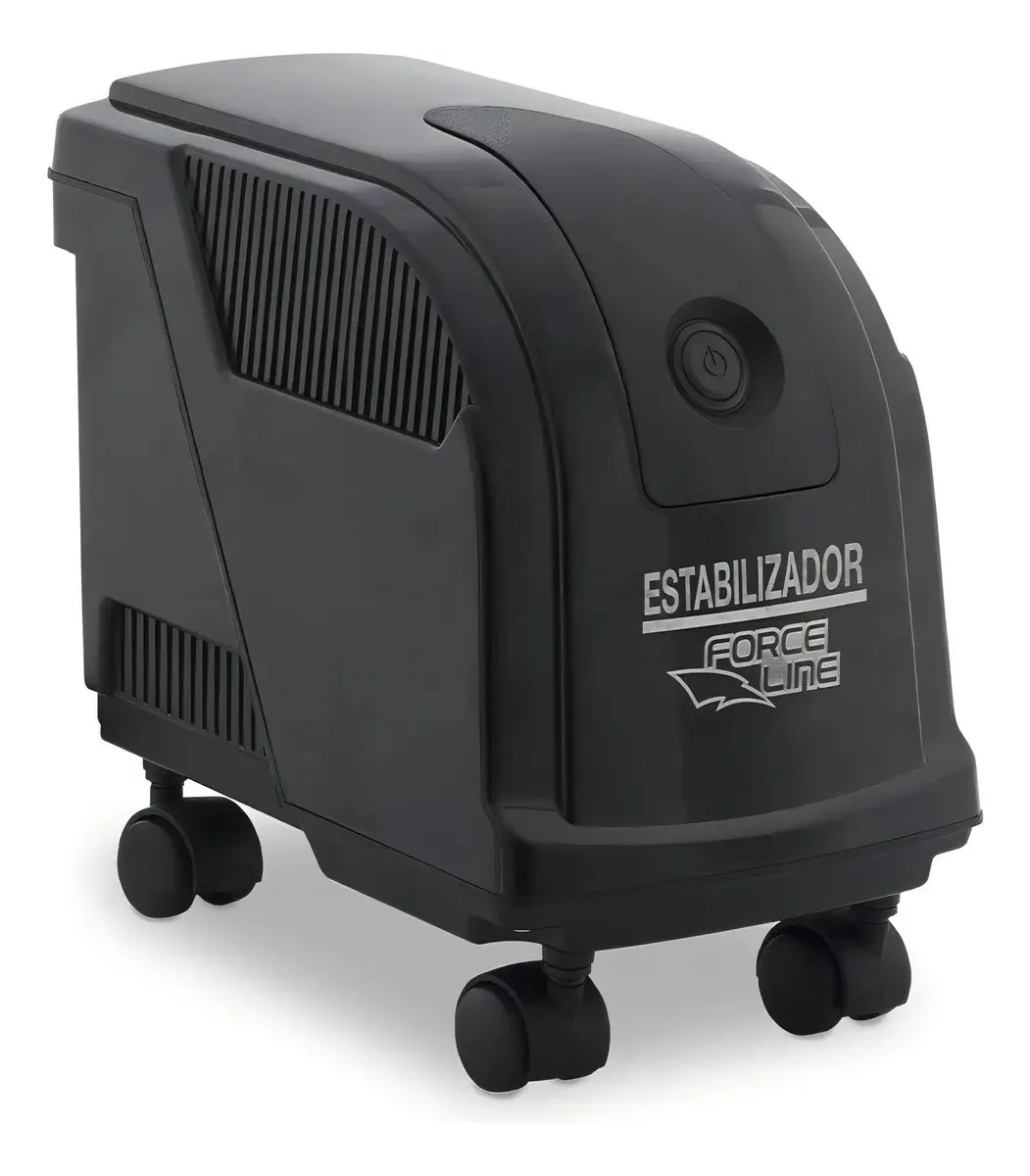 Estabilizador Forceline Evolution III Bivolt 1000VA Preto 4 Tomadas