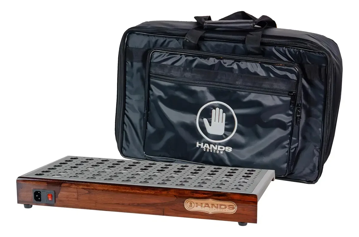 Pedalboard Lite Plus Imbuia 50x30 Com Softbag Hands Custom
