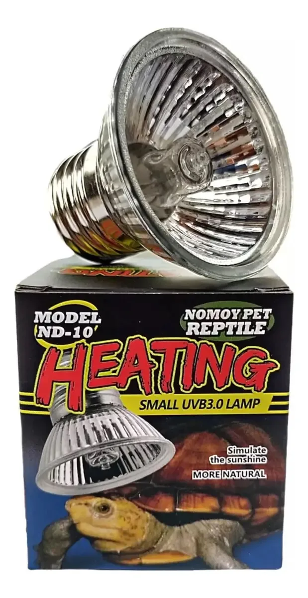 Lampada Nomoy Pet Uva Uvb Aquecimento Repteis Tartarugas E27