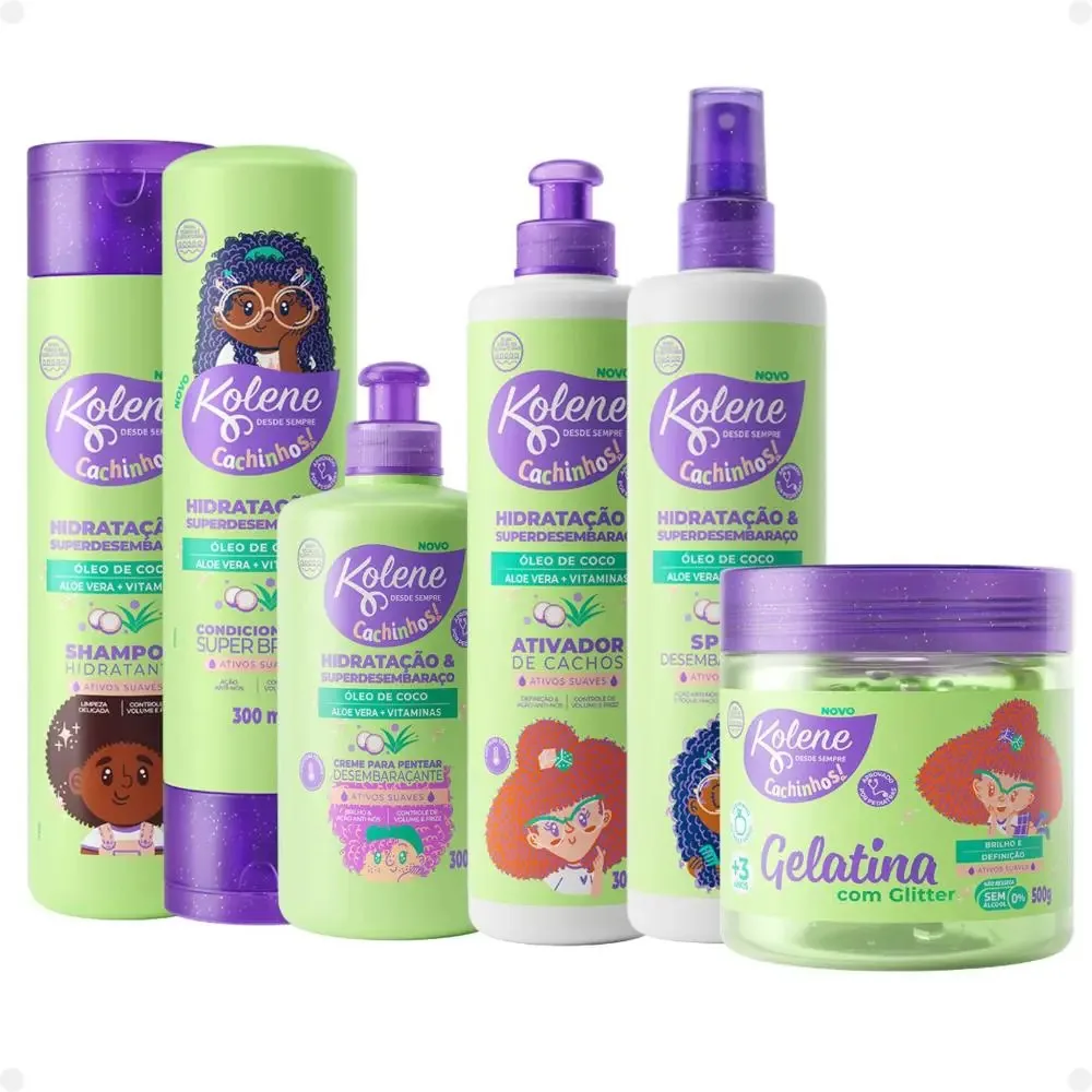 Kit Kolene Cachinhos Com 6