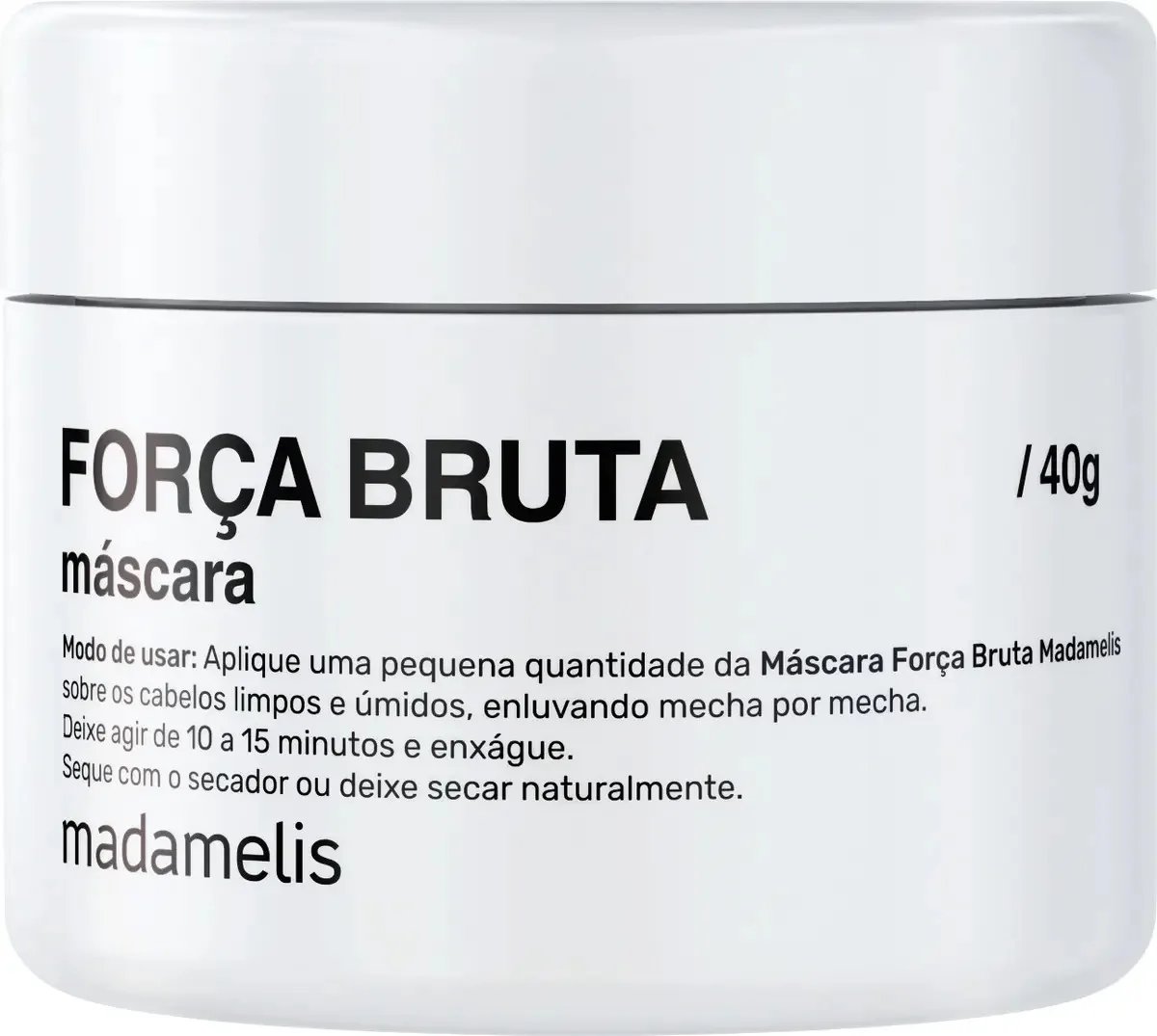 Máscara Capilar Força Bruta 40g Madamelis