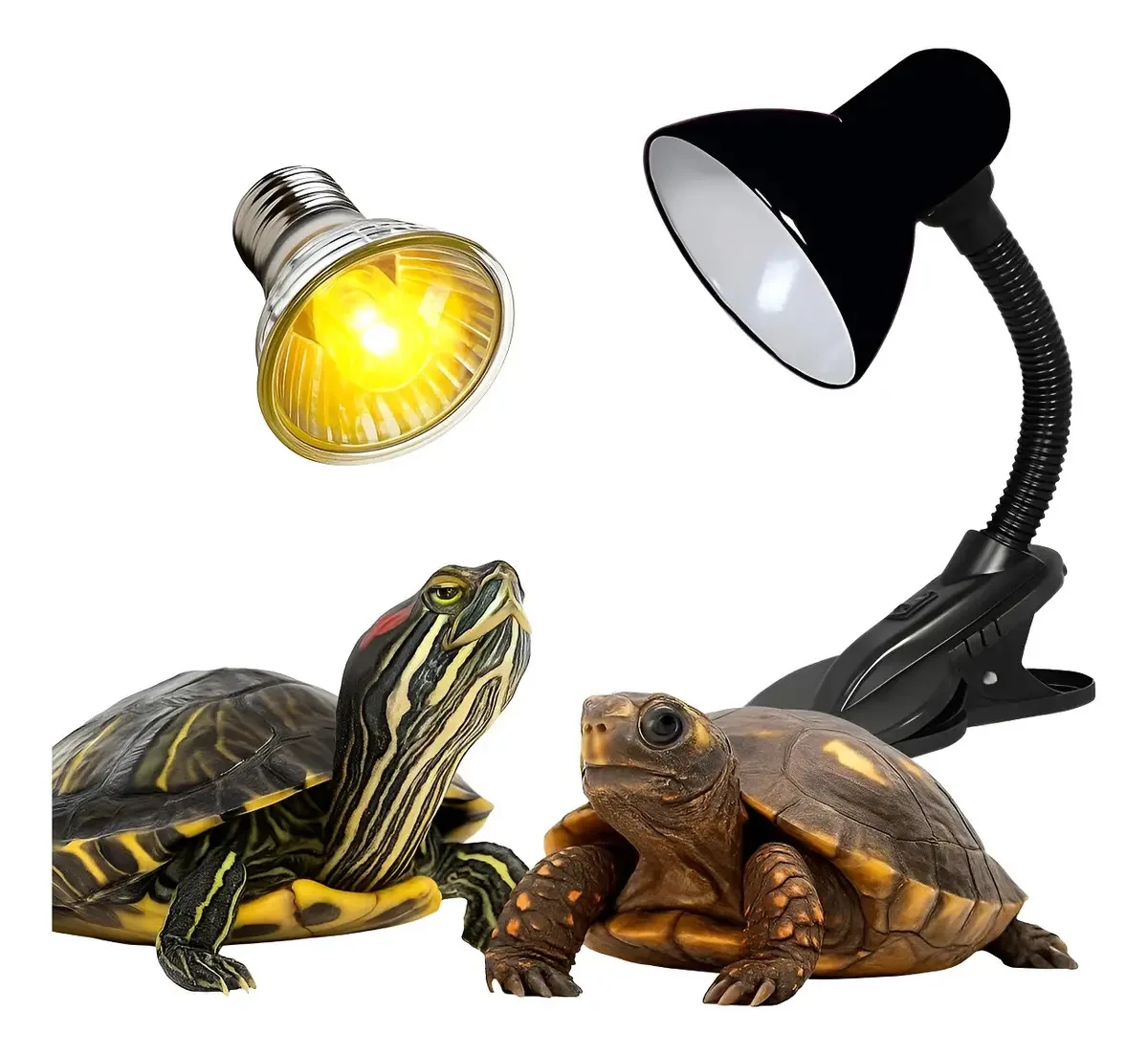 Lampada Luz Do Sol Uva+uvb 3.0 + Luminaria Clip Bocal Aquece