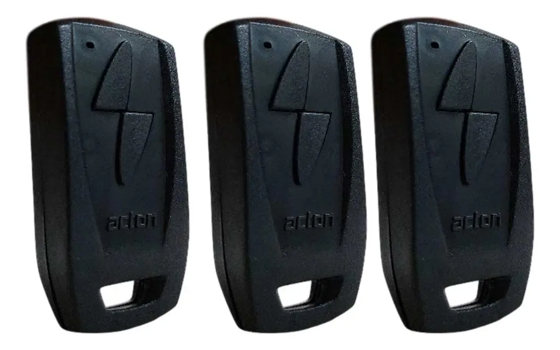 Kit 3 Controles Acton Tx Self 433,92 MHz Para Portão E Alarme